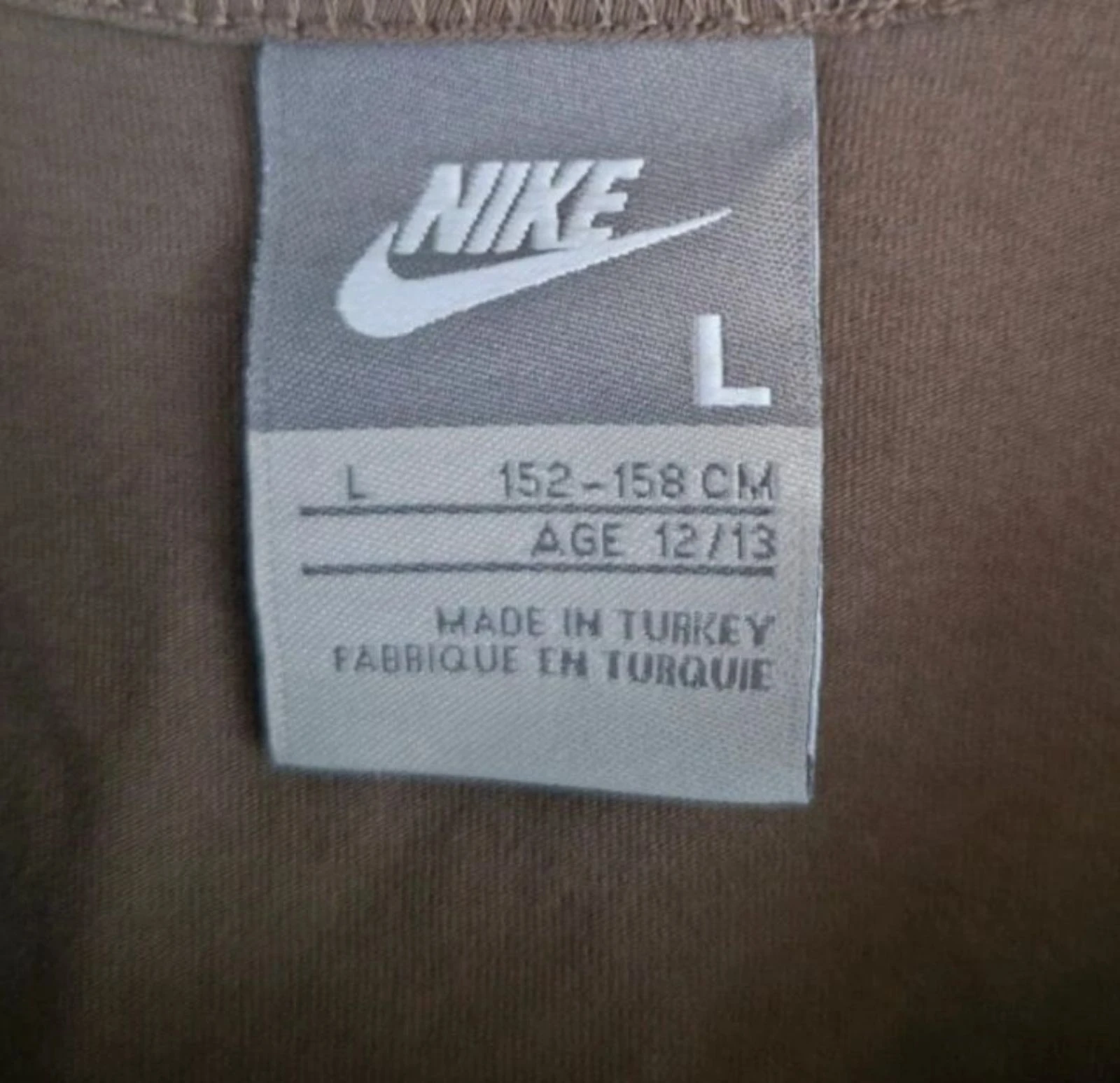 Nike Tank Top Vintage Bruin Goud Logo Y2K 2000s – photo 6